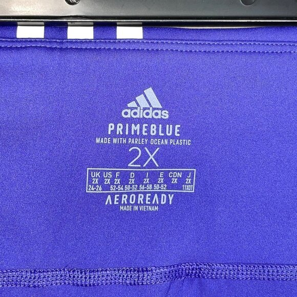 NWT ADIDAS Believe This 2.0 Prime Blue 7/8 Leggings - Blue/reddish - Size: 2X - Picture 5 of 12